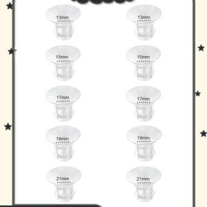 Bebiland حلقات تصغير القمع للمضخات (10 قطع)