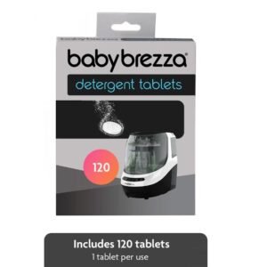 Baby Brezza أقراص منظف لأجهزة غسل الزجاجات (120 قرصًا)