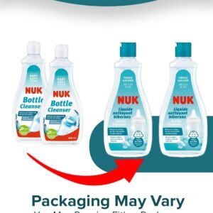 NUK منظف زجاجات الأطفال 2×500 مل
