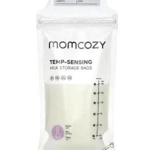 Momcozy أكياس تخزين حليب مع حساس حرارة (50 كيسًا)